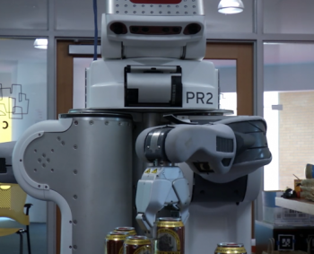 Photo of PR2 bartender-bot.